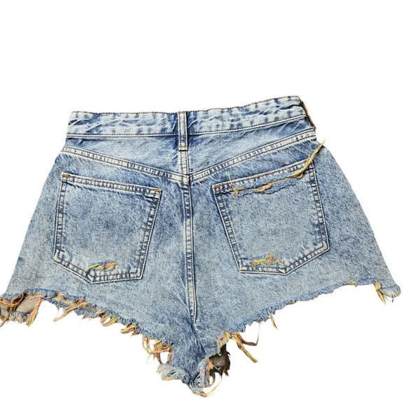 Anthropologie Pilcro Cutoff Denim Shorts Multicolor - Picture 5 of 8
